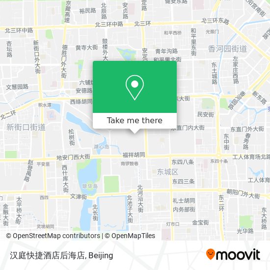 汉庭快捷酒店后海店 map