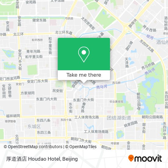 厚道酒店 Houdao Hotel map