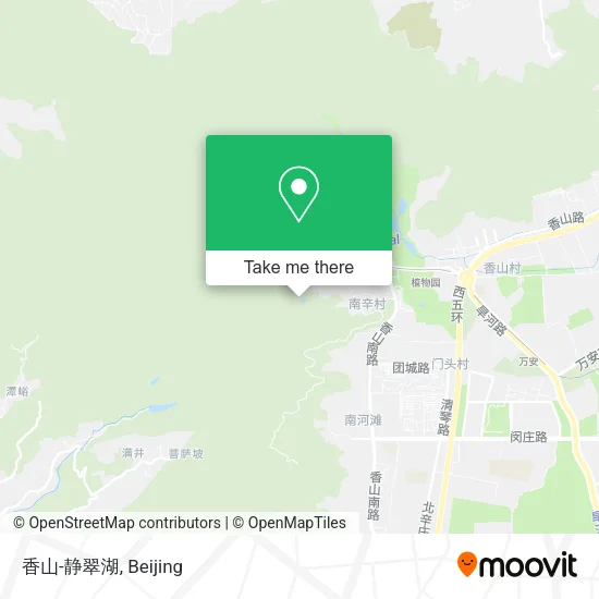 香山-静翠湖 map