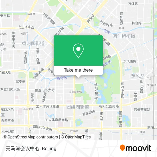 亮马河会议中心 map