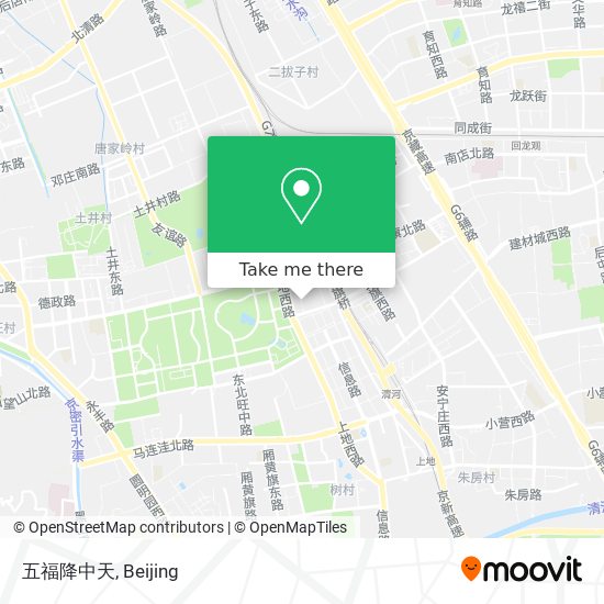 五福降中天 map