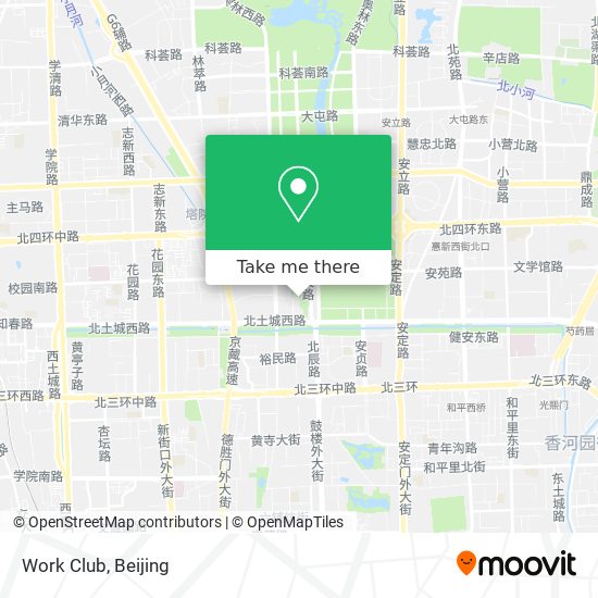 Work Club map