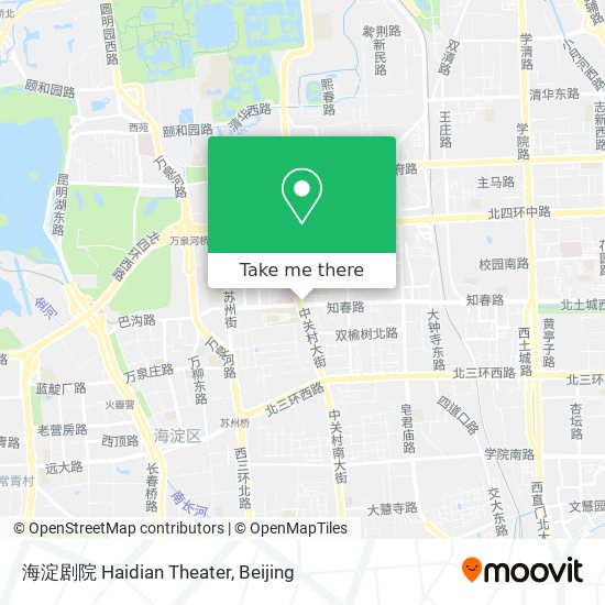 海淀剧院 Haidian Theater map
