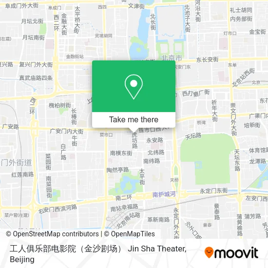 工人俱乐部电影院（金沙剧场） Jin Sha Theater map