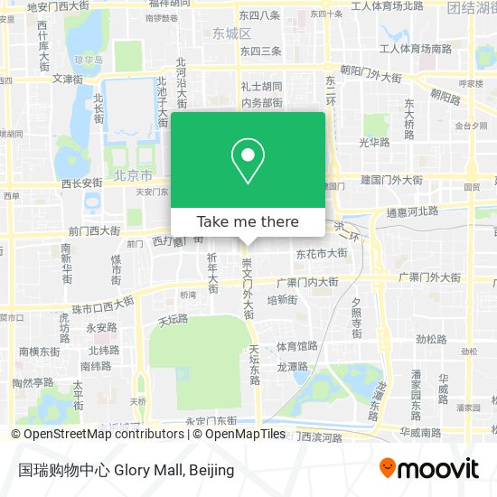 国瑞购物中心 Glory Mall map