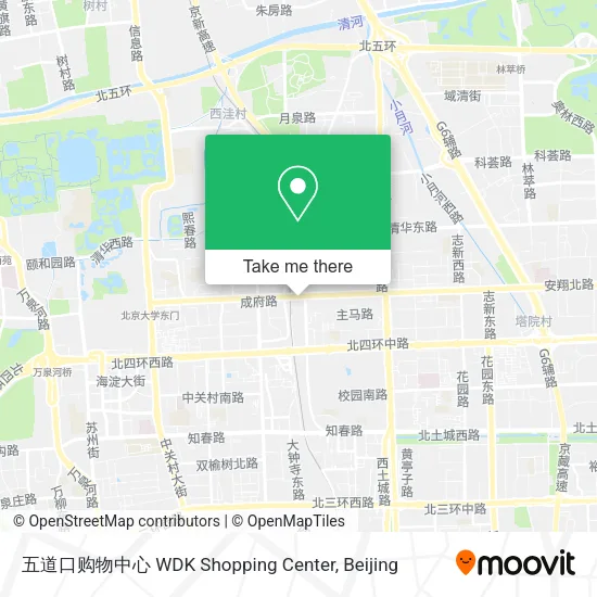 五道口购物中心 WDK Shopping Center map