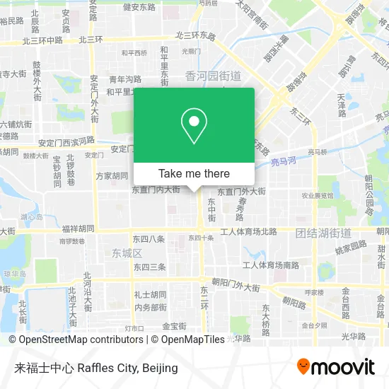 来福士中心 Raffles City map