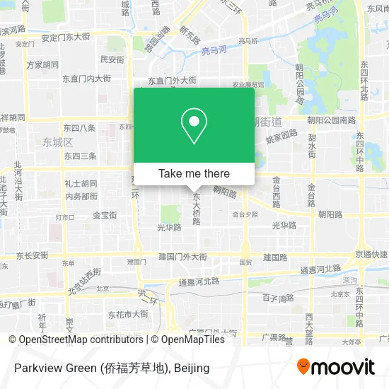 Parkview Green (侨福芳草地) map