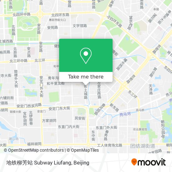 地铁柳芳站 Subway Liufang map