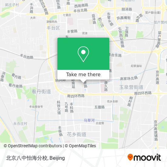 北京八中怡海分校 map