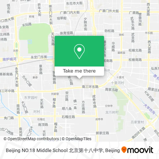 Beijing NO.18 Middle School 北京第十八中学 map