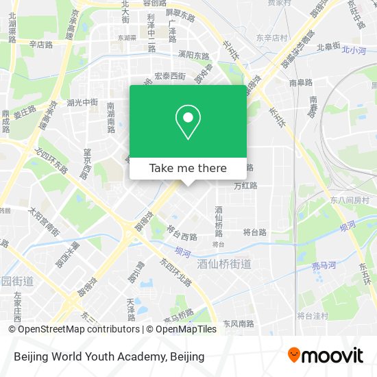 Beijing World Youth Academy map