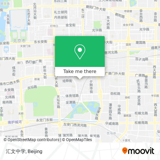 汇文中学 map