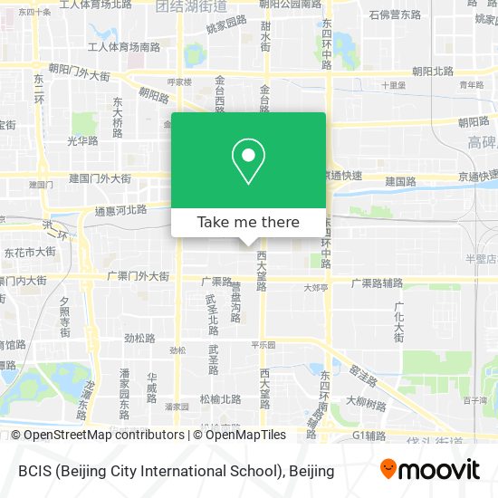 BCIS (Beijing City International School) map
