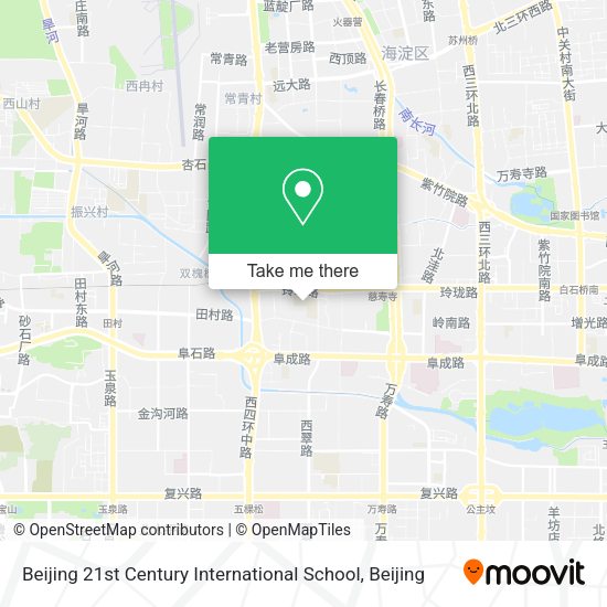 Beijing 21st Century International School map