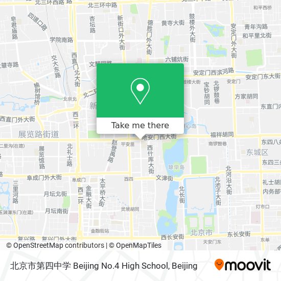 北京市第四中学 Beijing No.4 High School map