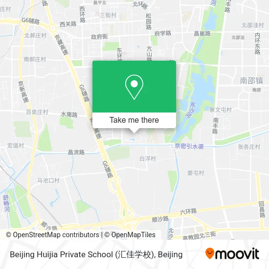 Beijing Huijia Private School (汇佳学校) map