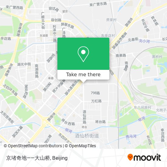 京堵奇地——大山桥 map