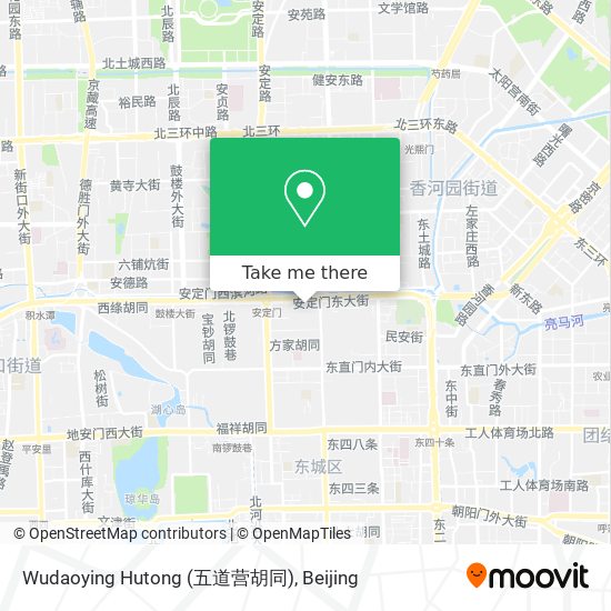 Wudaoying Hutong (五道营胡同) map