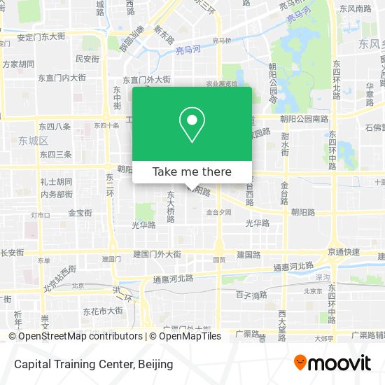 Capital Training Center map