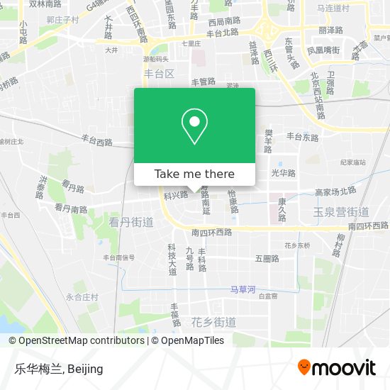 乐华梅兰 map