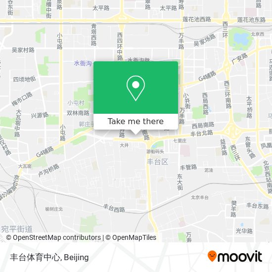 丰台体育中心 map