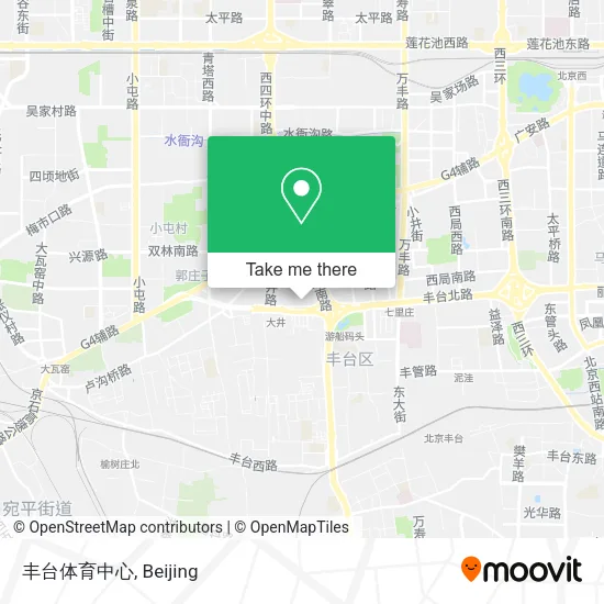 丰台体育中心 map