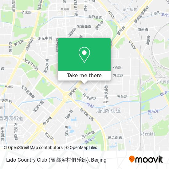 Lido Country Club (丽都乡村俱乐部) map