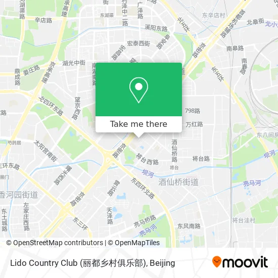Lido Country Club (丽都乡村俱乐部) map