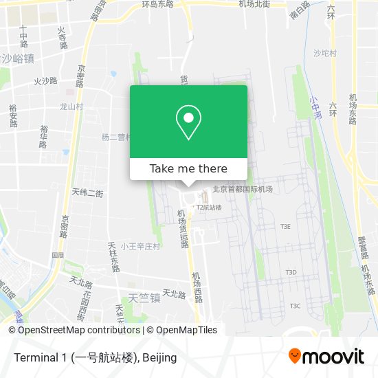 Terminal 1 (一号航站楼) map