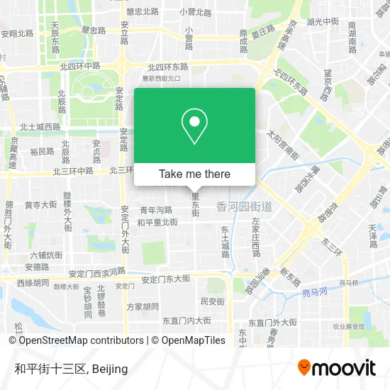 和平街十三区 map