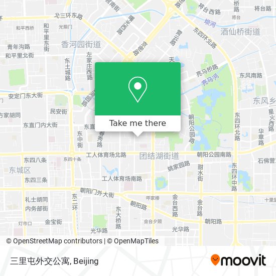 三里屯外交公寓 map