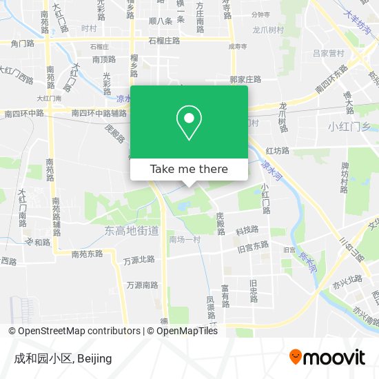 成和园小区 map