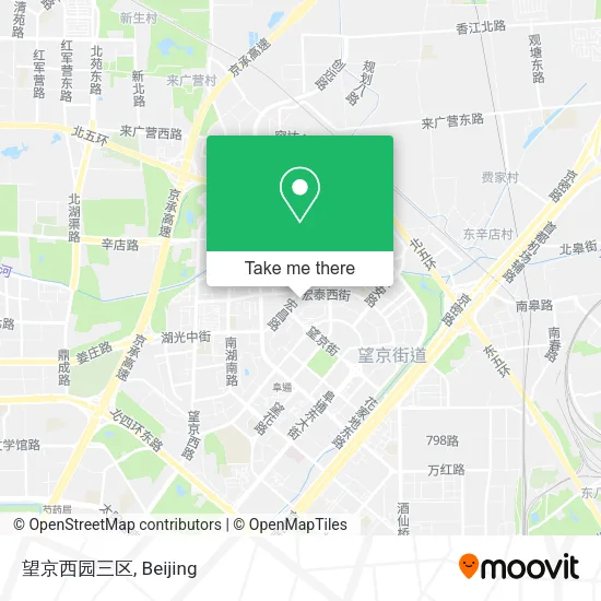 望京西园三区 map