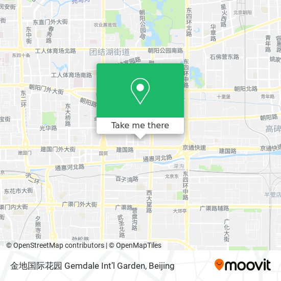 金地国际花园 Gemdale Int’l Garden map
