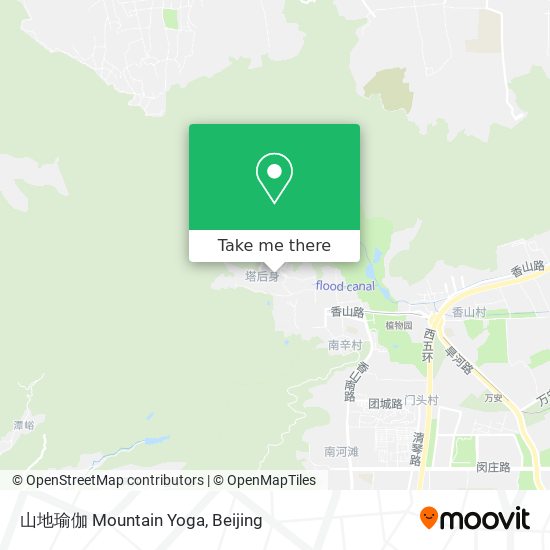 山地瑜伽 Mountain Yoga map