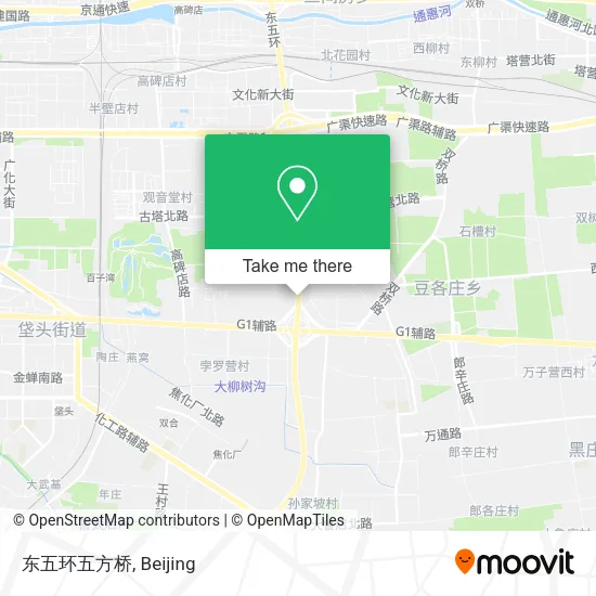 东五环五方桥 map