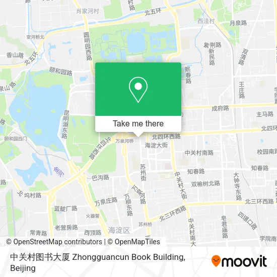 中关村图书大厦 Zhongguancun Book Building map