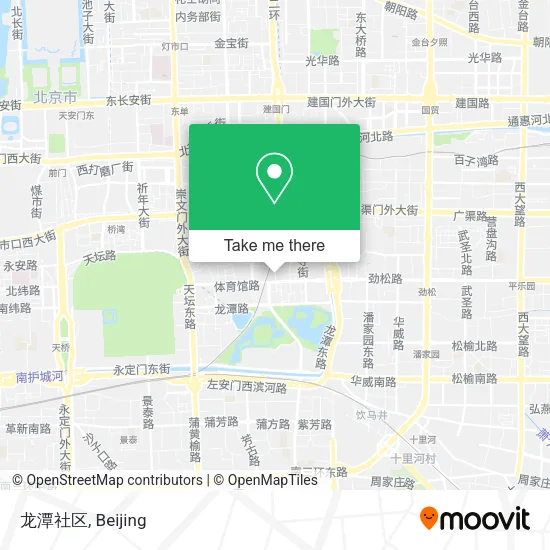 龙潭社区 map