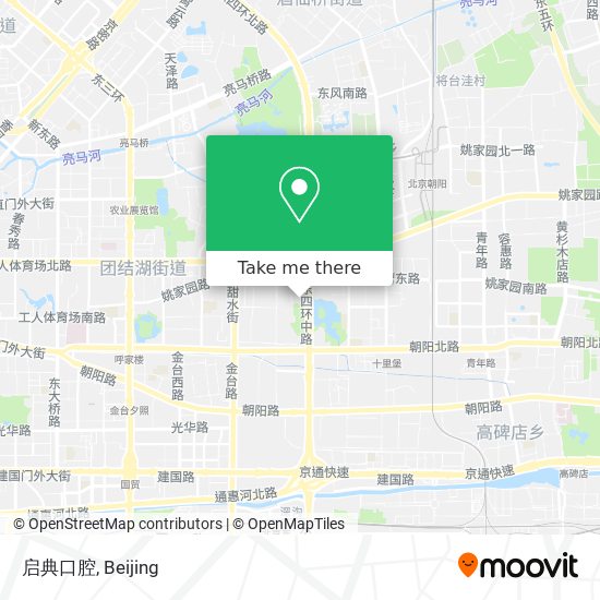 启典口腔 map