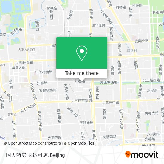 国大药房 大运村店 map
