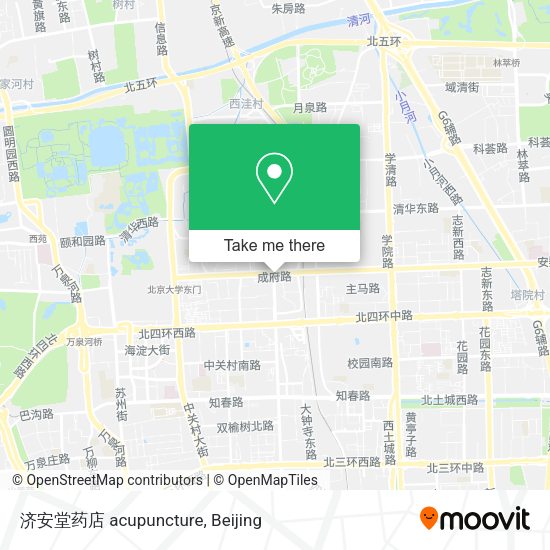 济安堂药店 acupuncture map
