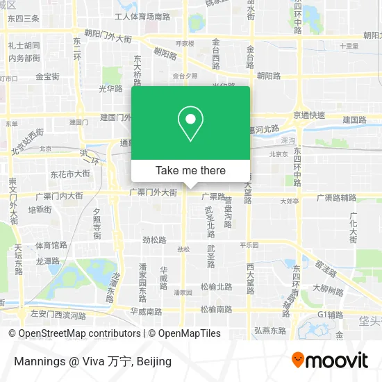 Mannings @ Viva 万宁 map
