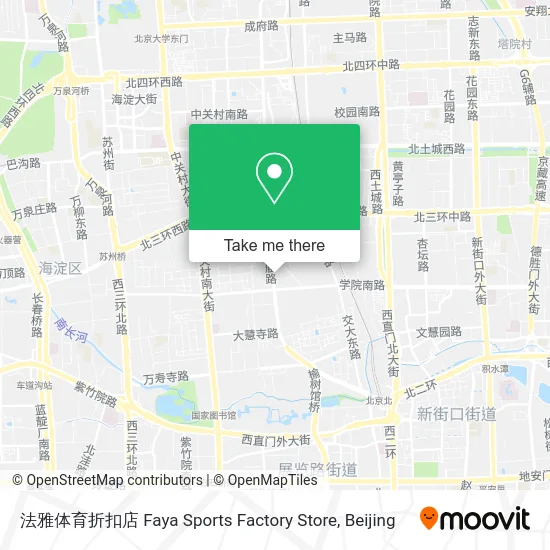 法雅体育折扣店 Faya Sports Factory Store map