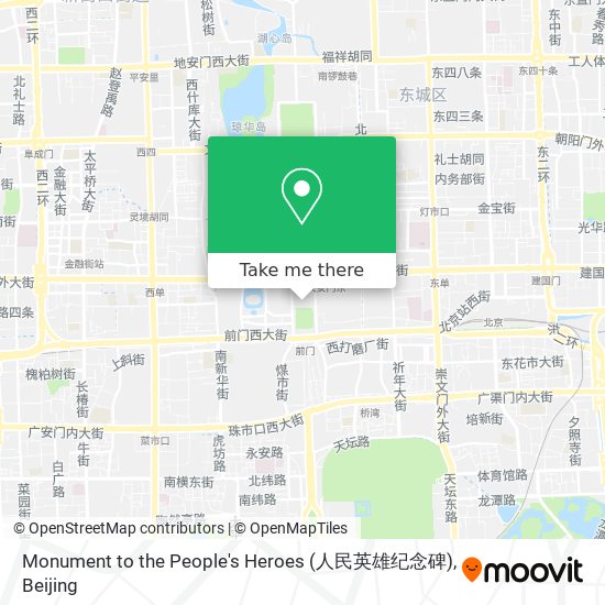 Monument to the People's Heroes (人民英雄纪念碑) map