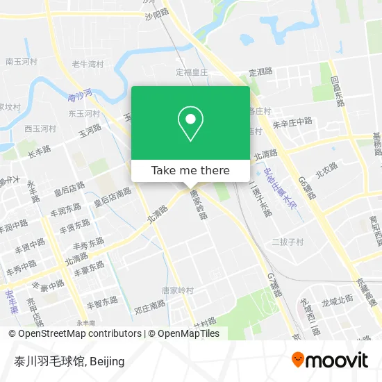 泰川羽毛球馆 map