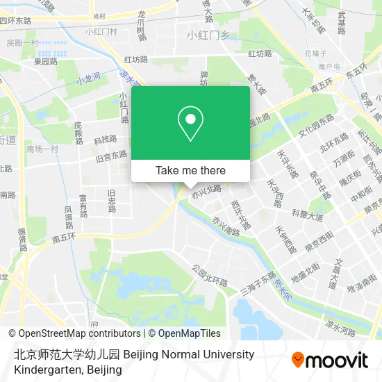 北京师范大学幼儿园 Beijing Normal University Kindergarten map
