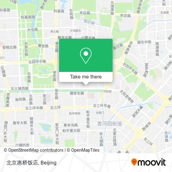 北京惠桥饭店 map
