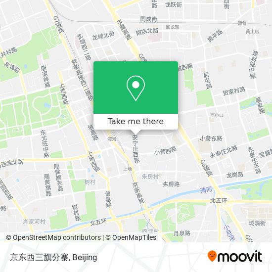 京东西三旗分寨 map