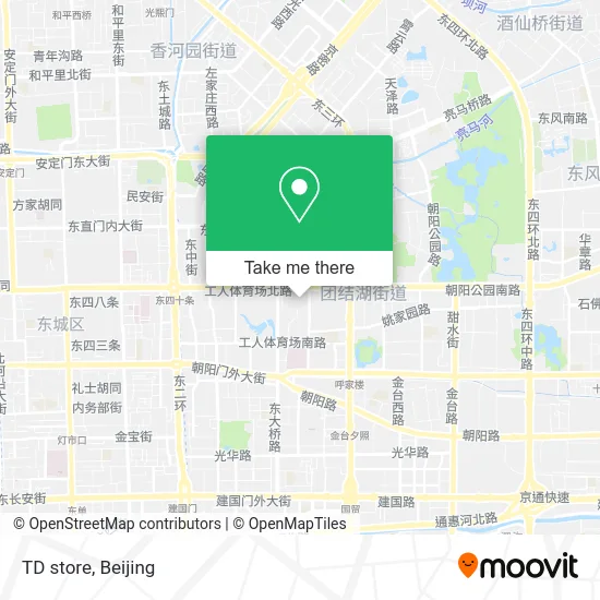 TD store map